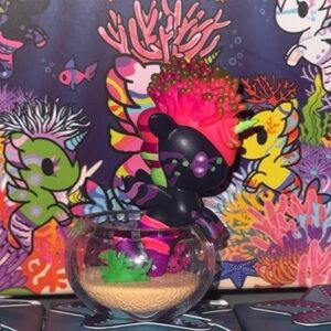 tokidoki Deep Glowing Coral Mermicorno from Neon Reef Mermicorno Series